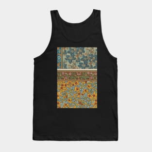 Abstract Floral Pattern Tank Top